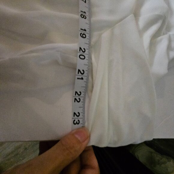 Easywear by Chico's Women's Flowy White Blouse Size 2 (Large/12) - Callout - Picture 5 of 10